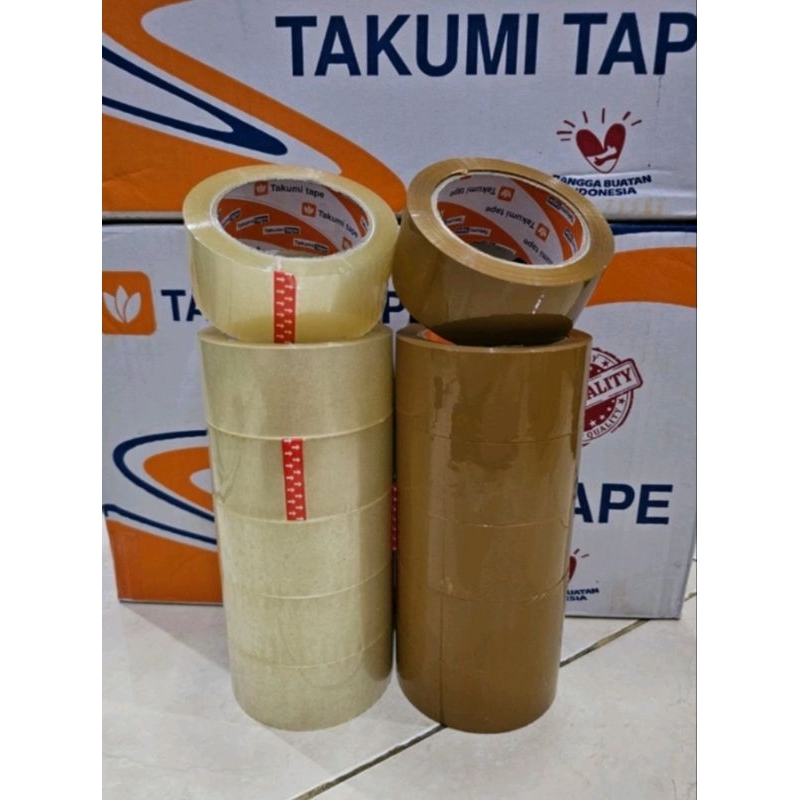 

PERDUS LAKBAN 2INCH 45MM X 100YARD 45CM LAKBAN BENING COKLAT 1 DUS 72 ROLL