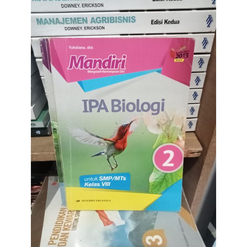 buku mandiri biologi kelas 2/8 SMP Erlangga