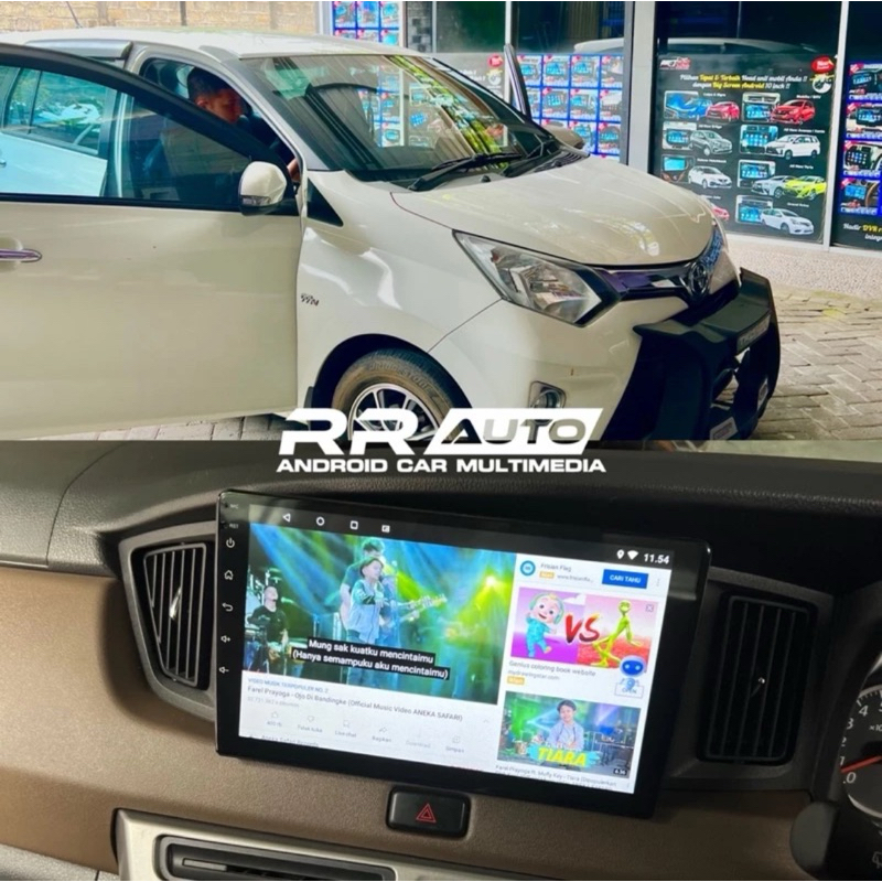 Calya Sigra |【with cooling system】10 Inch 6GB RAM+64GB ROM Android 13 Head Unit Tape Mobil Dengan Fr