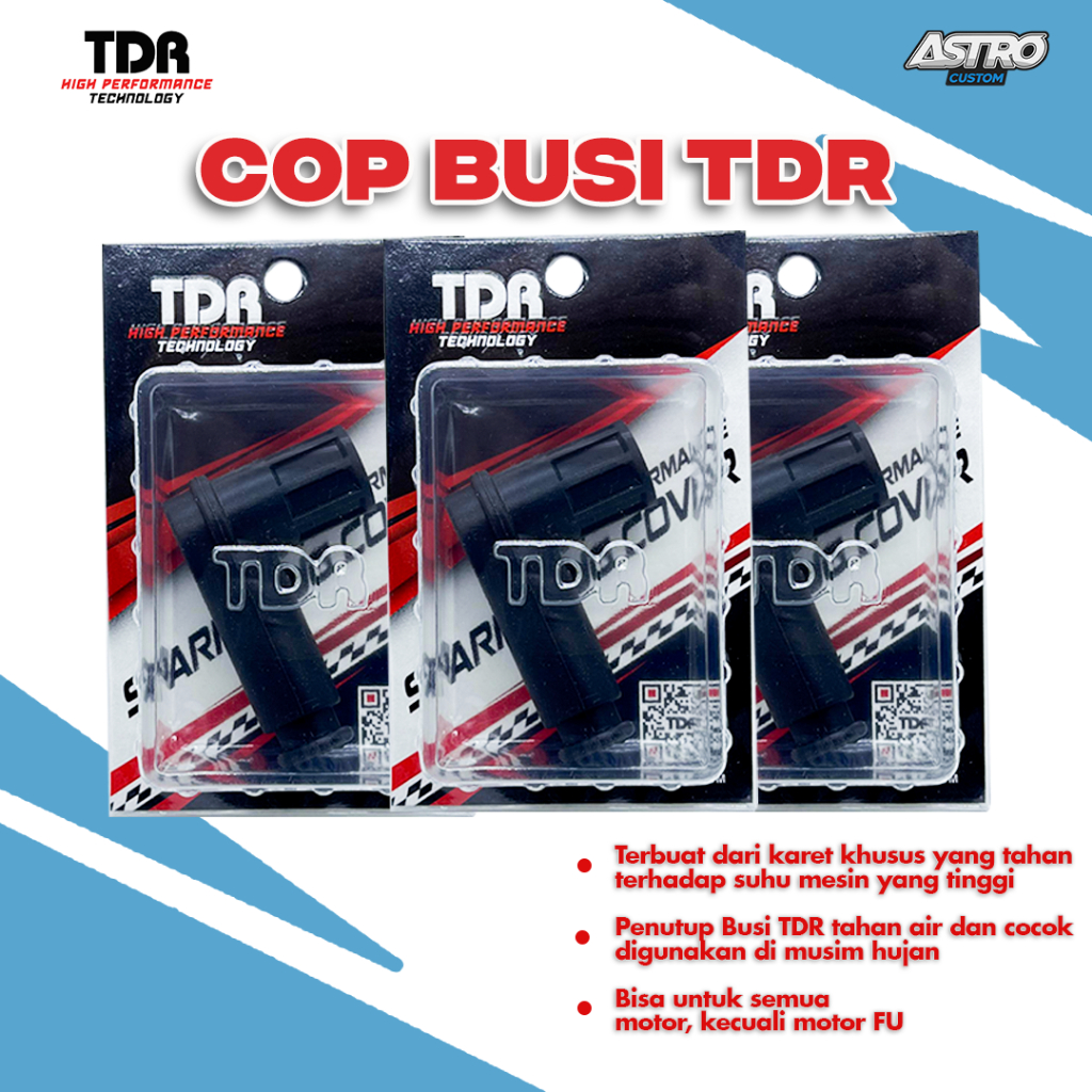 Cop Busi TDR RACING Universal Vario Genio Beat Scoopy Mio 125 Jupiter Nmax Aerox Lexi Cangklong Busi