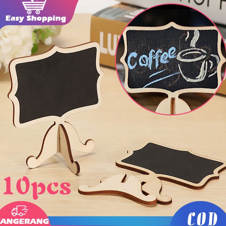 

Baru 1pcs Mini Black Board Papan Tulis Kapur Mini Chalkboard Mini Papan Tulis Kapur Keci