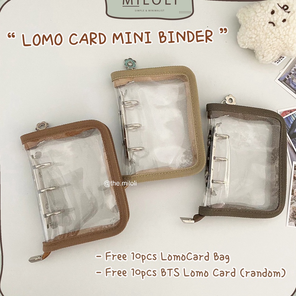 

MILOLI Mini Binder Aesthetic for Binder Lomo Card Holder F137