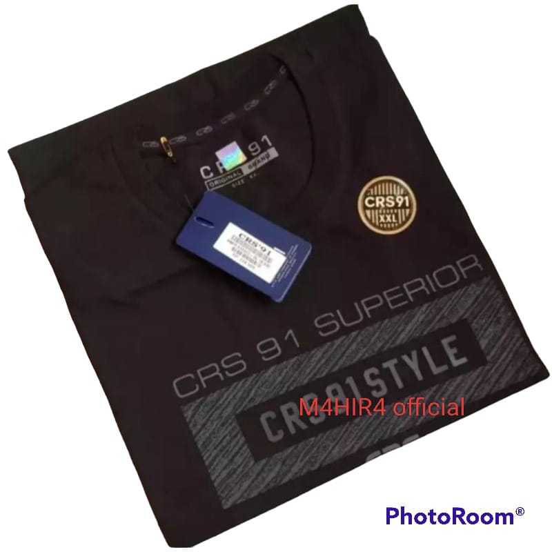 Kaos Distro Cresida Pria Brand | Kaos CRS 91 Tersedia Ukuran JUMBO | Baju Cowok Dewam4hira official