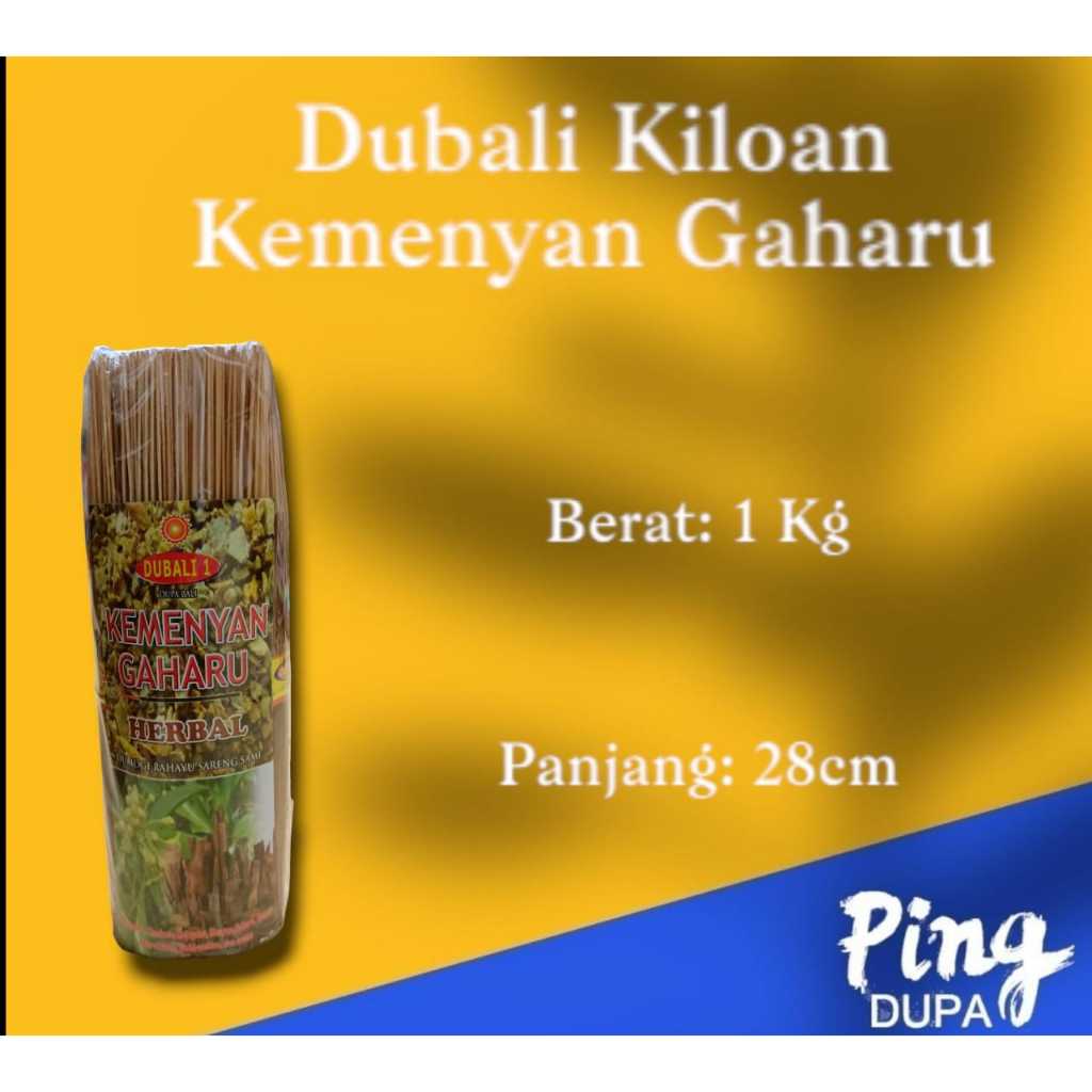 Dupa Kemenyan Gaharu Kiloan Hio Dubali Handmade Asli Bali