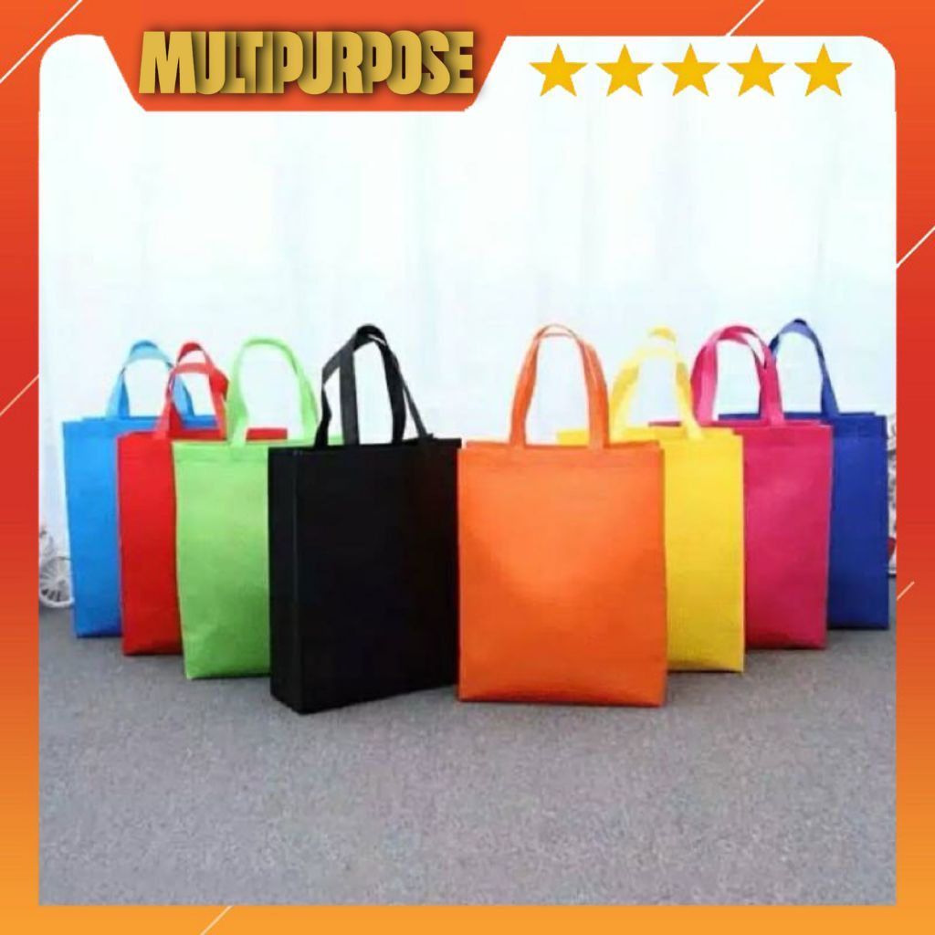 

(12 PCS) GOODIE BAG TAS SPUNBOND 25X35 DAN 30X40 / TAS ULTAH / TAS LEBARAN / TAS SOUVENIR