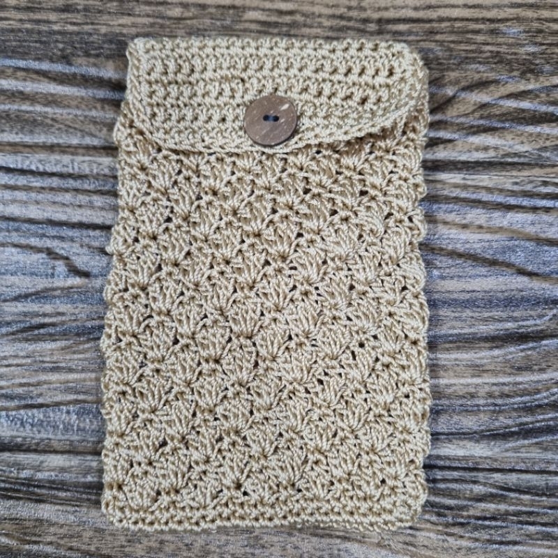 Tas hp nilon/ Tas hp rajut/ Tas benang rajut/ tempat hp