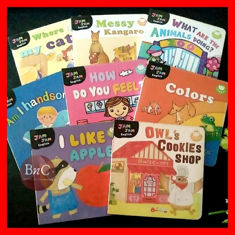 boardbook anak Jam Jam English preloved