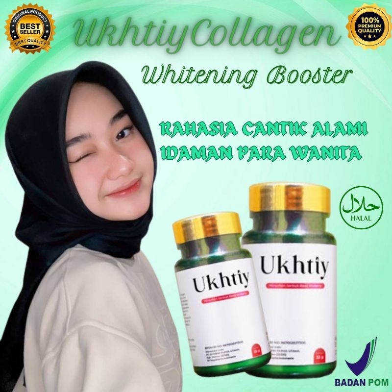 Ukhtiy Collagen Original -Collagen Mencerahkan, Melembabkan Kulit dan Memudarkan