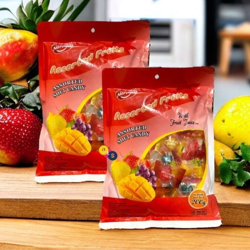 

NARAYA ASSORTED FRUIT SOFT CANDY JELLY