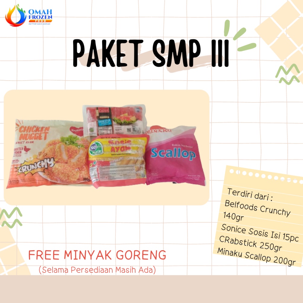 

STOCK MASIH BANYAK Paket Frozen Food Paket Ramadhan Paket Murah SMP III