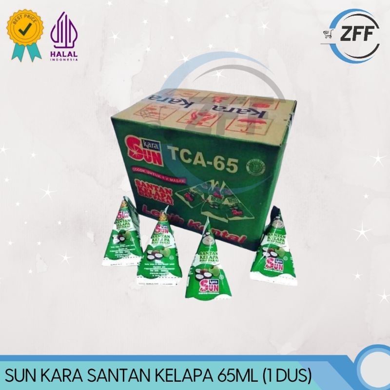 

Sun Kara Santan Kelapa 65gr × 36pc (1DUS)