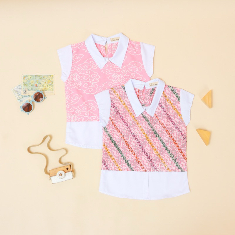 Atasan Batik Anak Perempuan Blouse Batik Anak Sekolah Tuku Klambi Anak