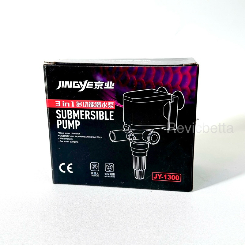 Pompa Aquarium Jingye JY-1300 pompa filter aquarium kolam ikan hias predator glofish tetra aquascape