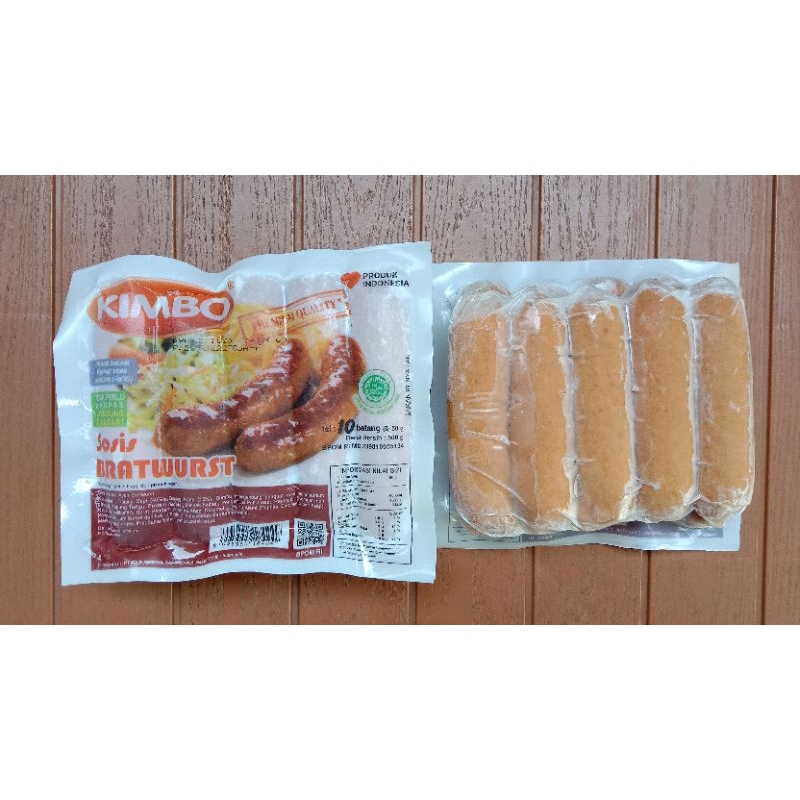 

Kimbo Sosis Bratwrust Original 500 gr isi 10 (Instan)