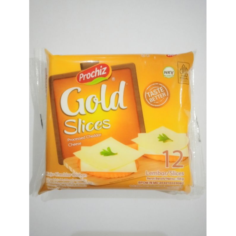 

keju prochiz gold slice isi 12 lembar