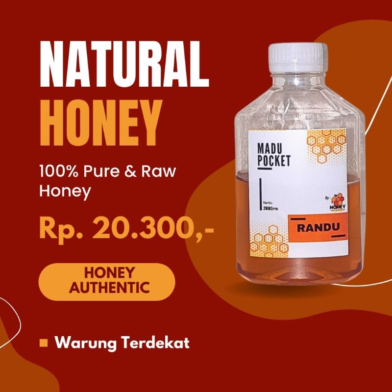 

【 TERMURAH 】MADU RANDU ASLI 100 % PURE RAW HONEY | MADU MURNI ASLI MADU RANDU 200 GRM | MADU RANDU ASLI 200 Gram | MADU RANDU 200 Grm