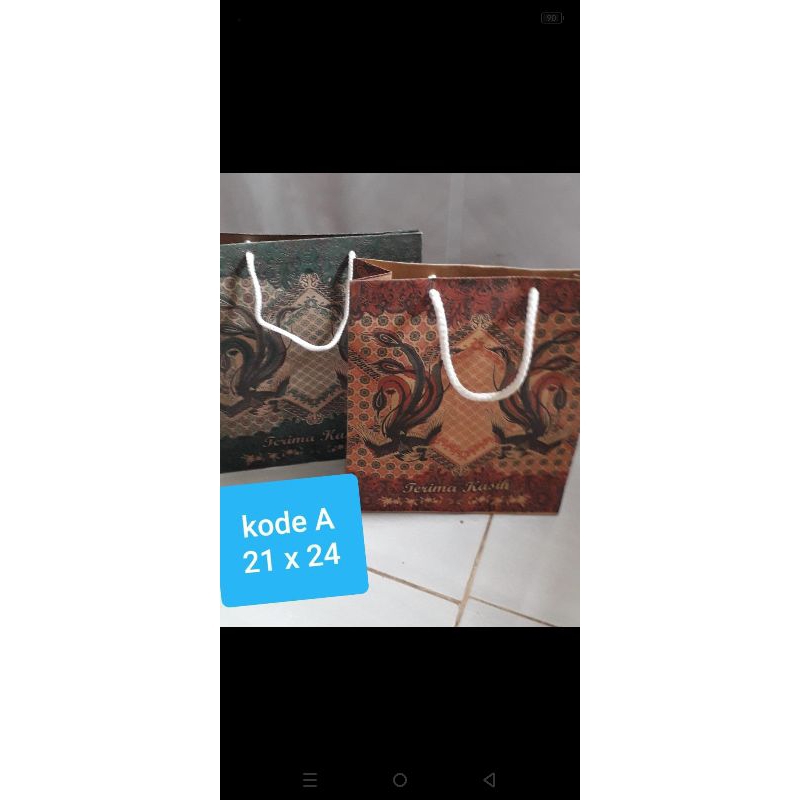 

paper bag motif batik