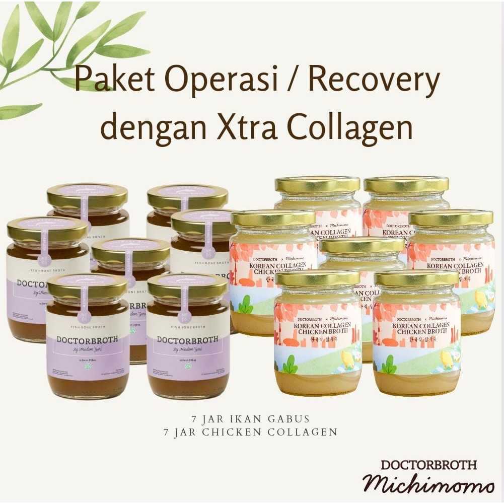 

paket pasca operasi plastik (oplas) extra collagen