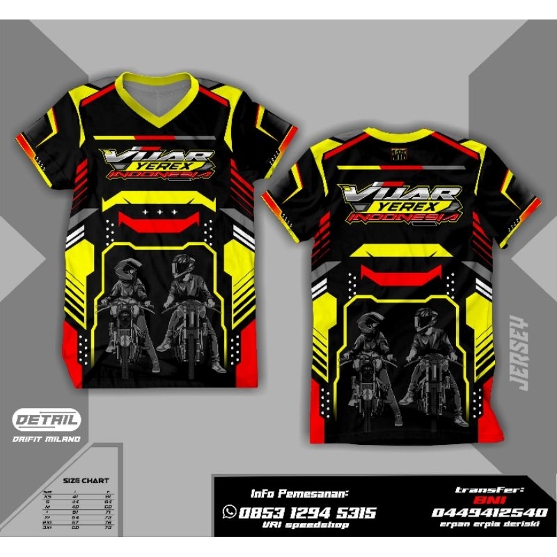 KAOS JERSEY VIJAR YEREX INDONESIA