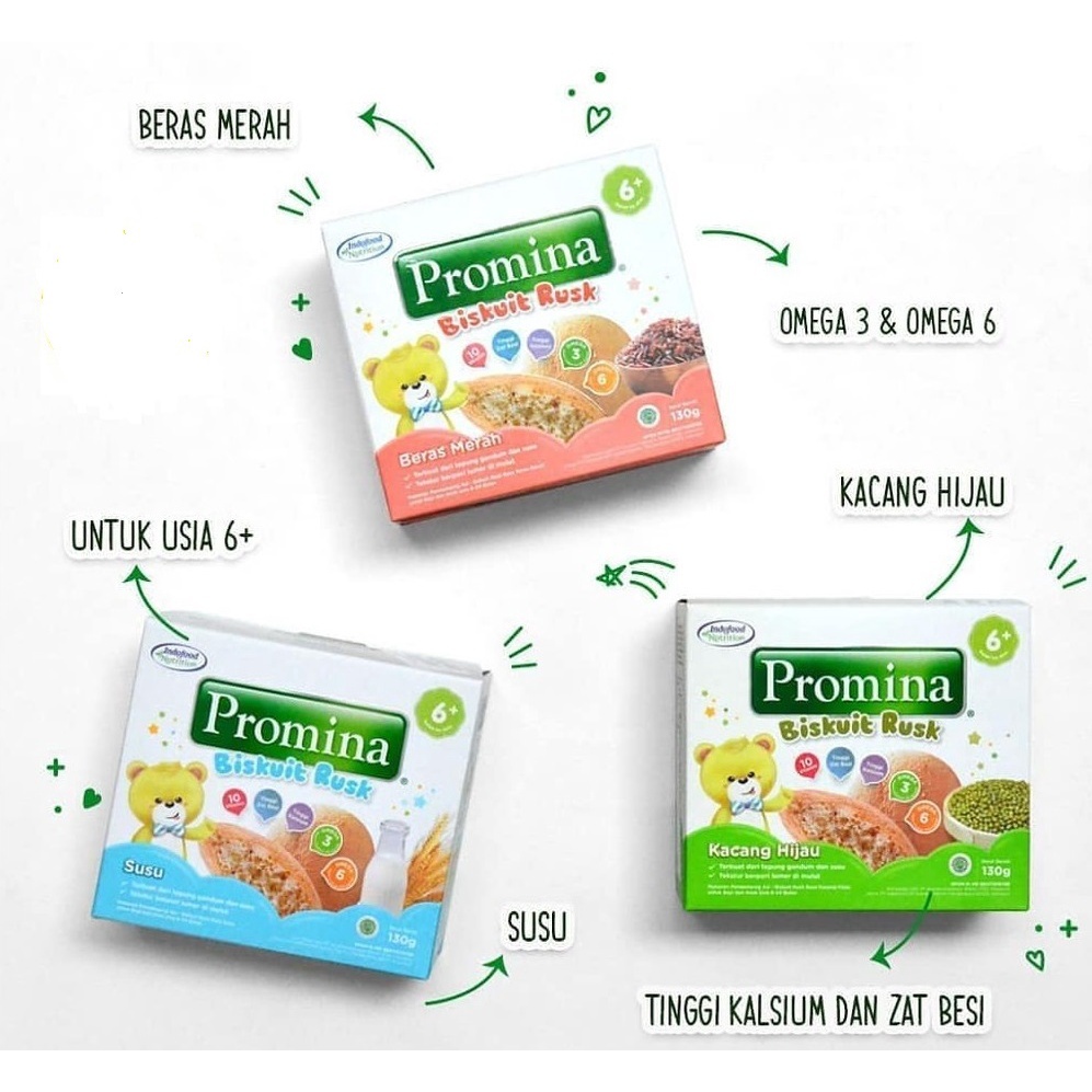 Promina Crunchies 20gr (8bulan) promina homemade Bubur Bayi 120gr sup mi Pasta Promina Puff