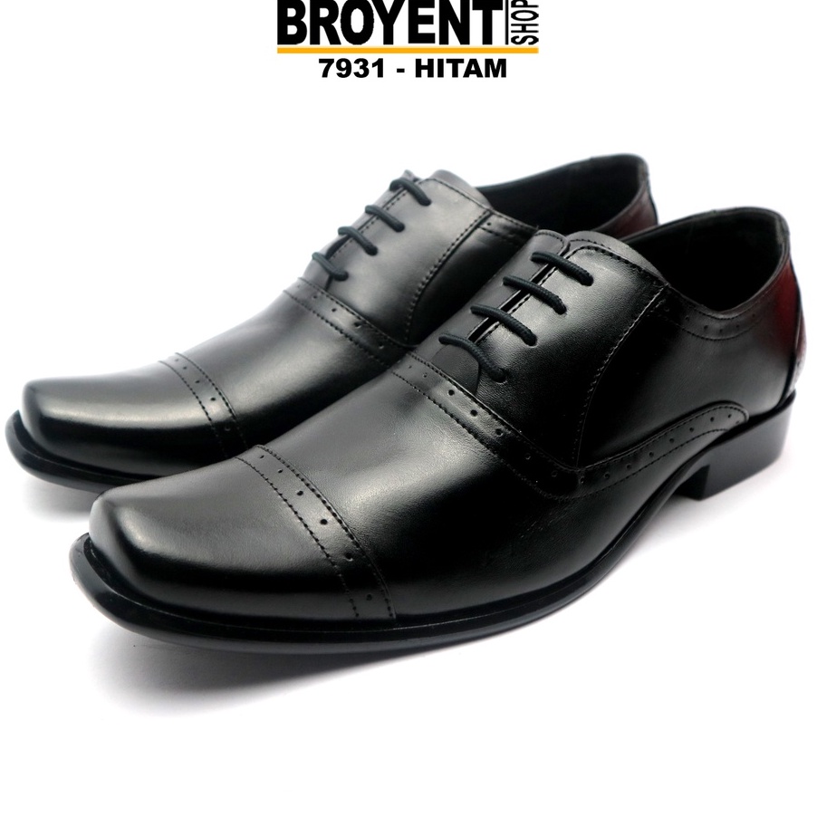 COD Sepatu Pantofel Pria Kulit Asli 7931