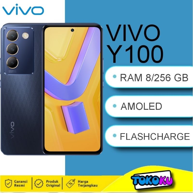 VIVO Y100 4G RAM 8/256 GB - GARANSI RESMI INDONESIA