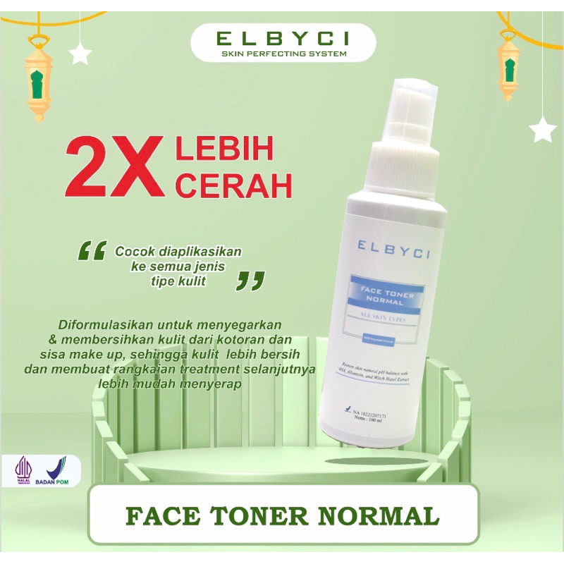 Elbyci Toner platinum | Elbyci skincare | Paket Elbyci