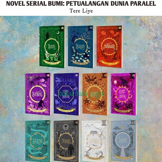 Ready Stok  Bibi Gill  Sagaras karya Tere Liye dan Serial Bumi Lainnya  Bumi  Bulan  Matahari  Binta