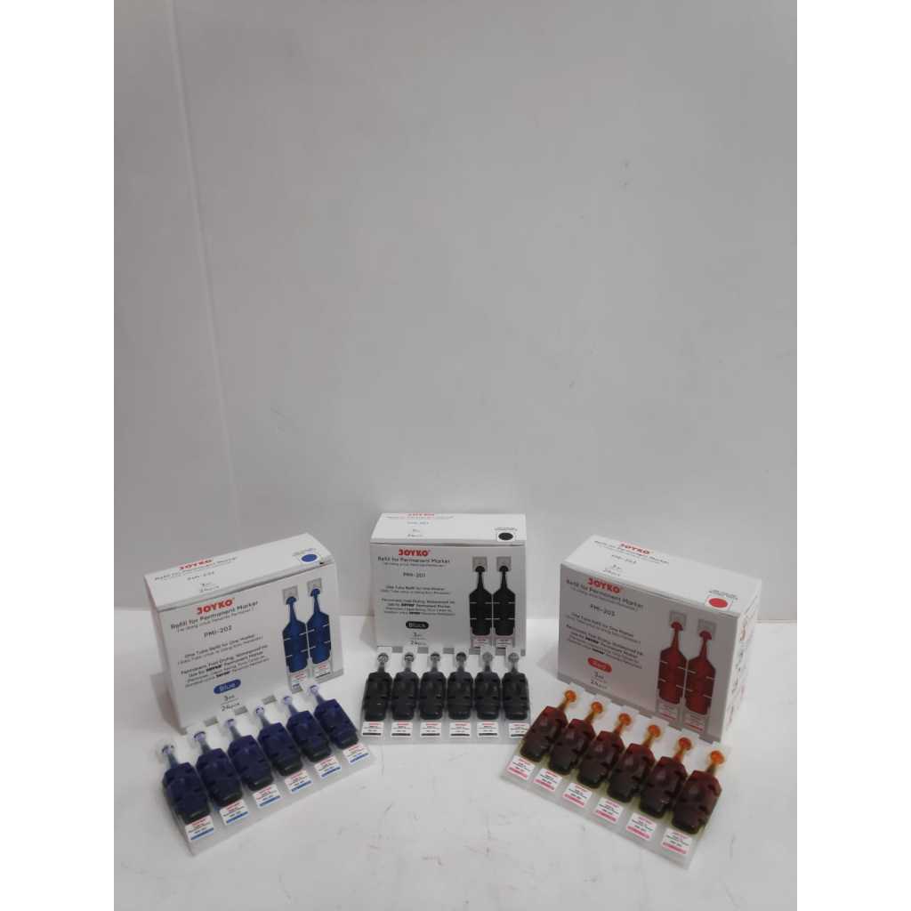 

isi tinta spidol permanen marker joyko/refill tinta spidol permanen joyko 3ml