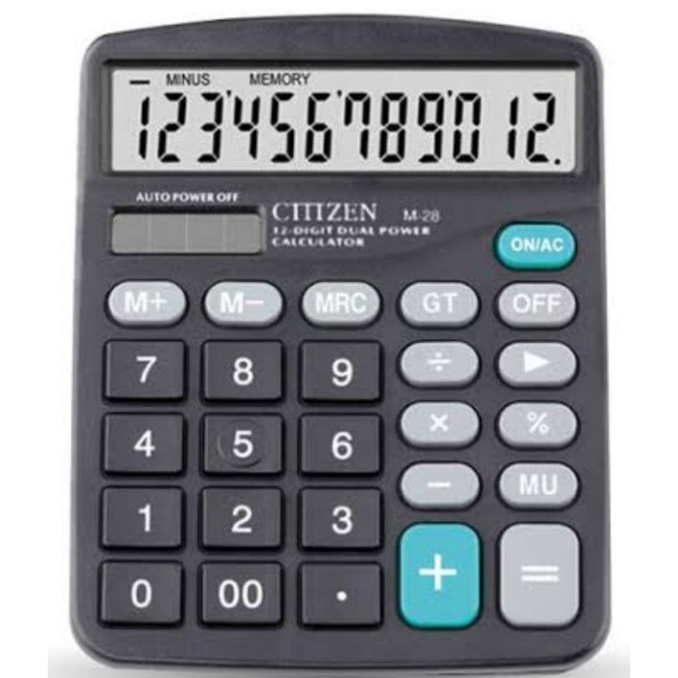 

Kalkulator Citizen M28Kalkulator Bisnis12Digit2 Power Energy