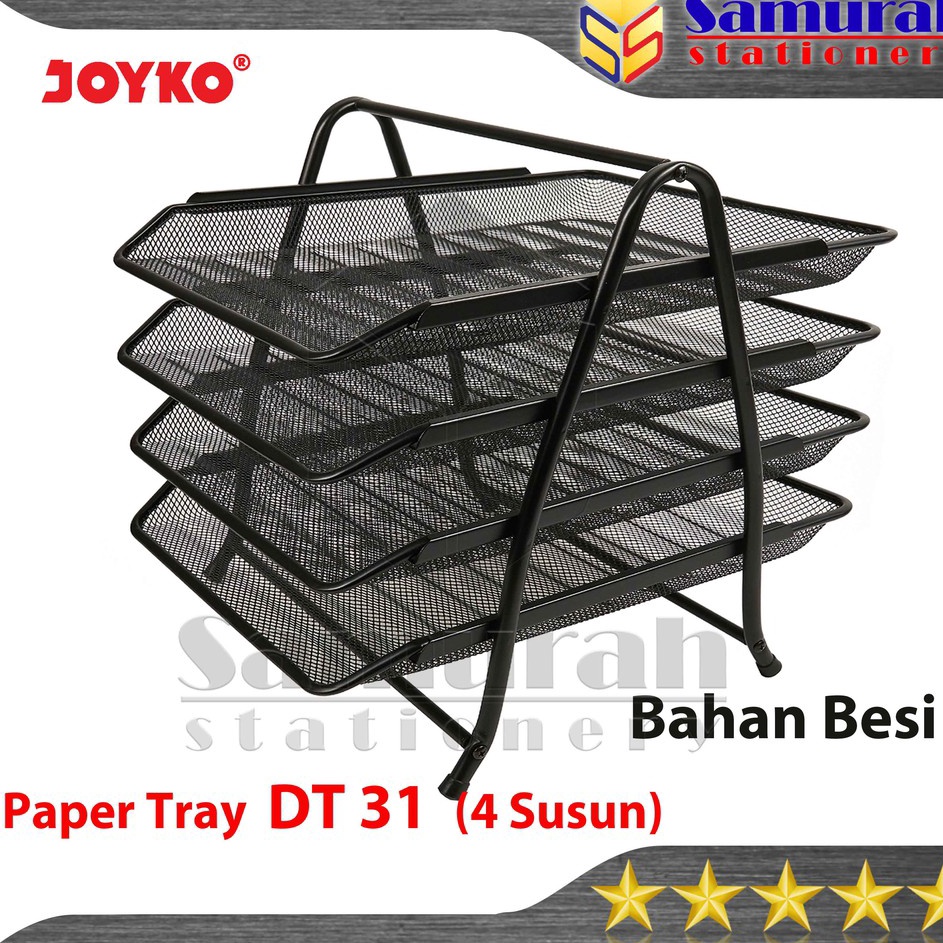 

Ready Stok Document Tray Besi 4 Tingkat DT 31 Joyko Rak Dokument Kes File 4 n DT31 Kantor