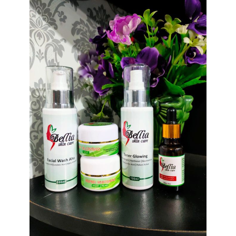 BELLIA SKINCARE - TERLARIS PAKET SUPER WHITENING WAJAH NORMAL