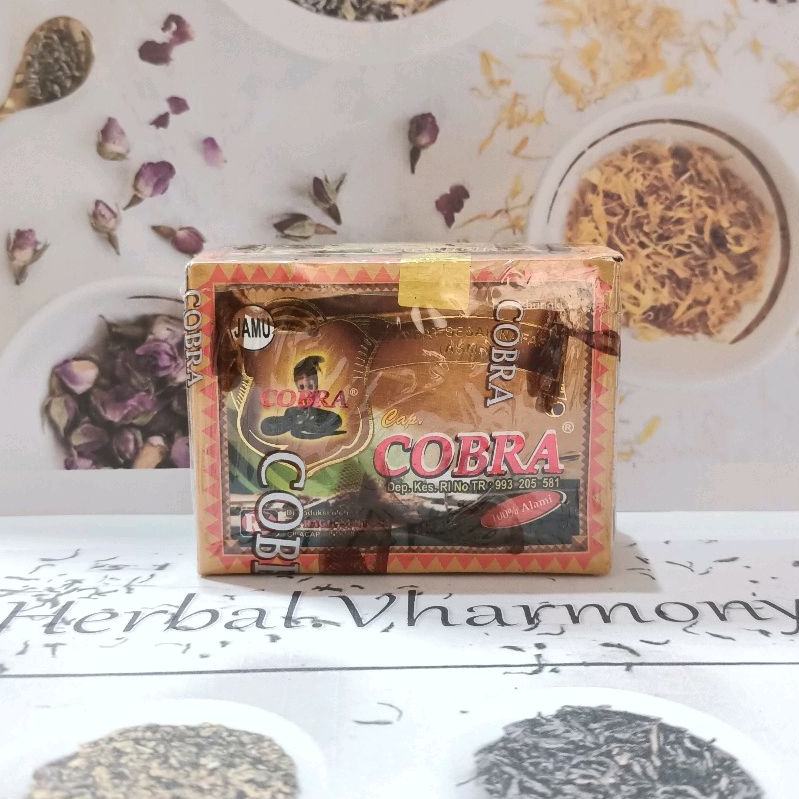

Jamu Serbuk Sesek Nafas (asma) Cap Cobra Ori isi 12 sachet