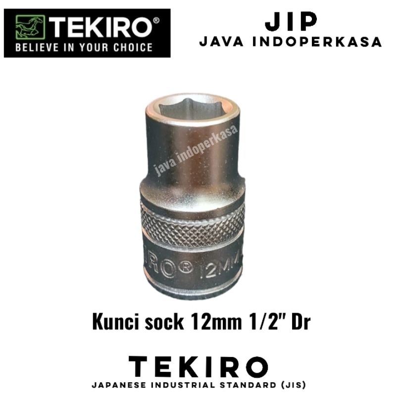 mata kunci sok 12 mm merk tekiro 1/2" Dr