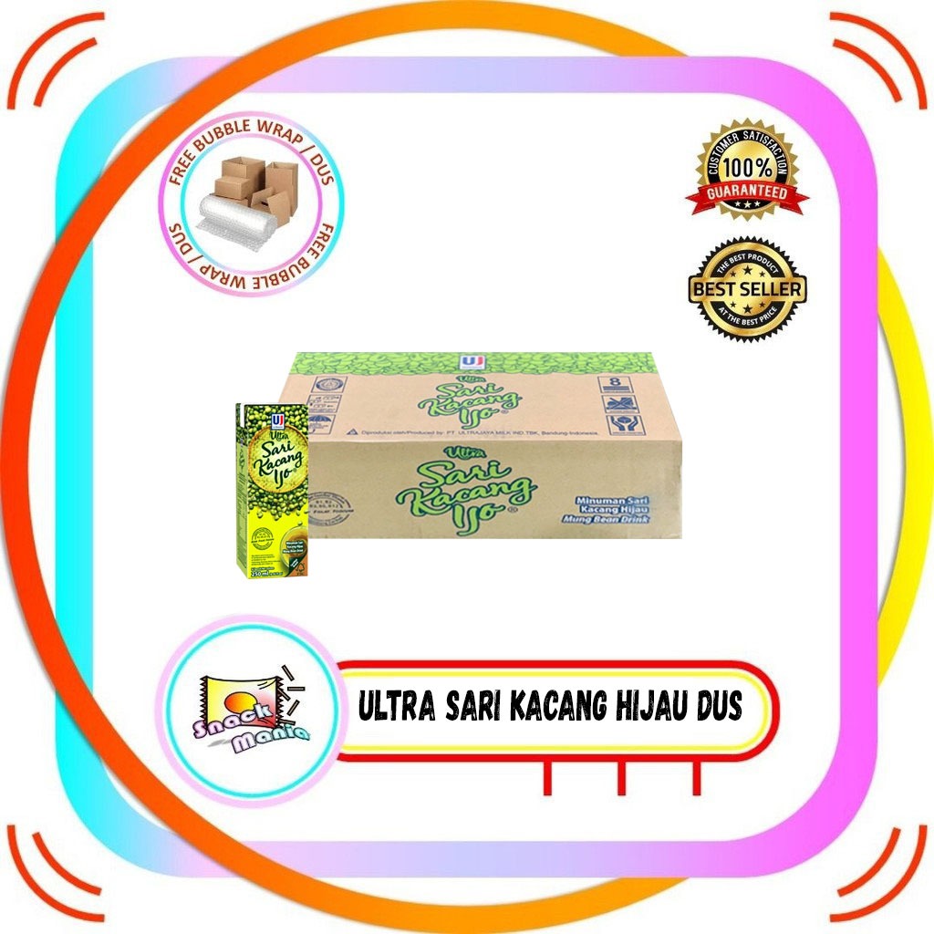 

Ultra Sari Kacang Ijo Drink Kacang Hijau ~ 250ml x 24 pcs DUS