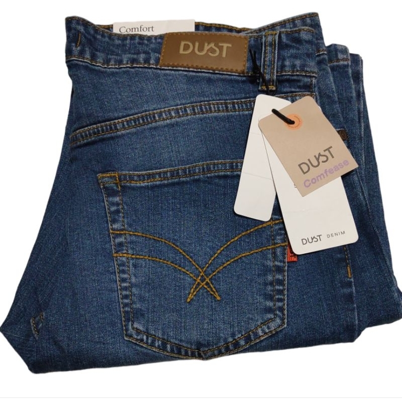 DUST celana Jeans Denim wanita original size L (Lp 84-88cm)