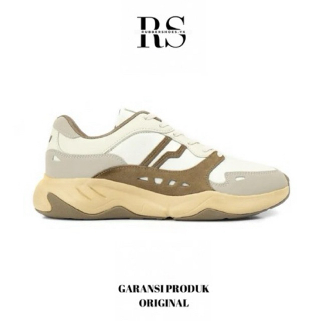 TERBARU SEPATU PIERO ERGO LITE BEIGE JOGGER LONDON ESPANA ERGO SNEAKERS RUNNING BNIB ORIGINAL SALE P