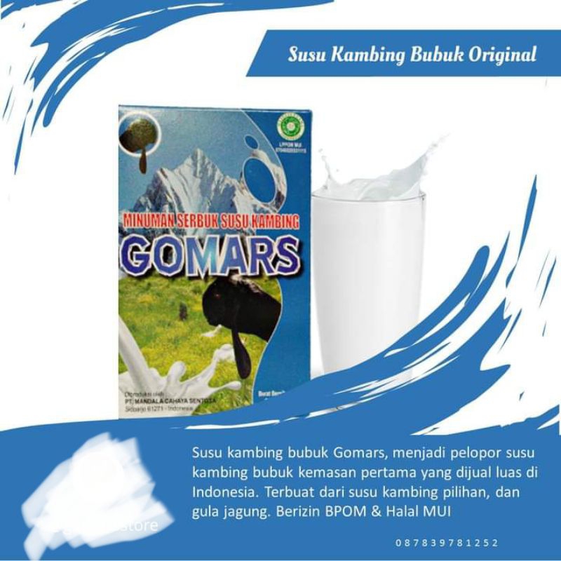 

Susu Kambing Gomars