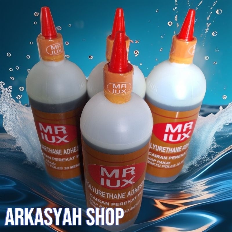 LEM MR LUX PU 1KG 4 BOTOL(LEM CROT LEM MADU LEM BUSA LEM KAYU)