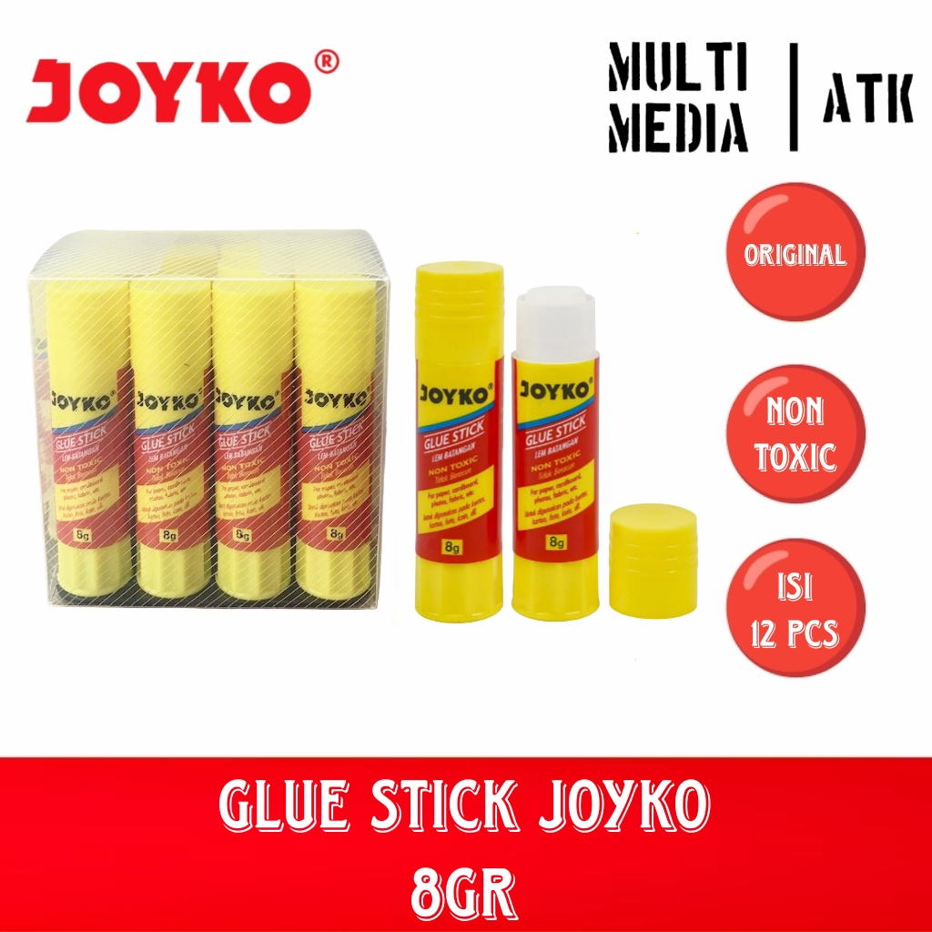 

JOYKO GLUE STICK 8gr / LEM KERTAS BATANG GS-09 [ISI 12]