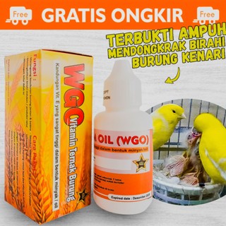 WGO Asli Vitamin Suplemen Obat Ternak Breeding Burung Kenari