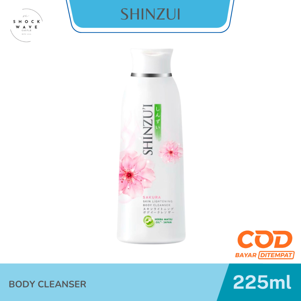 Shinzui Body Cleanser Kemasan Botol 225ml - Sabun Cair Shinzui