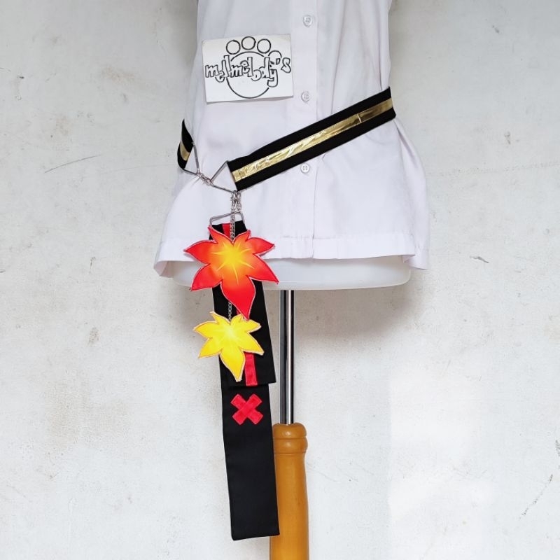 Belt Maple Kazuha - Aksesoris Kostum Cosplay Genshin Impact