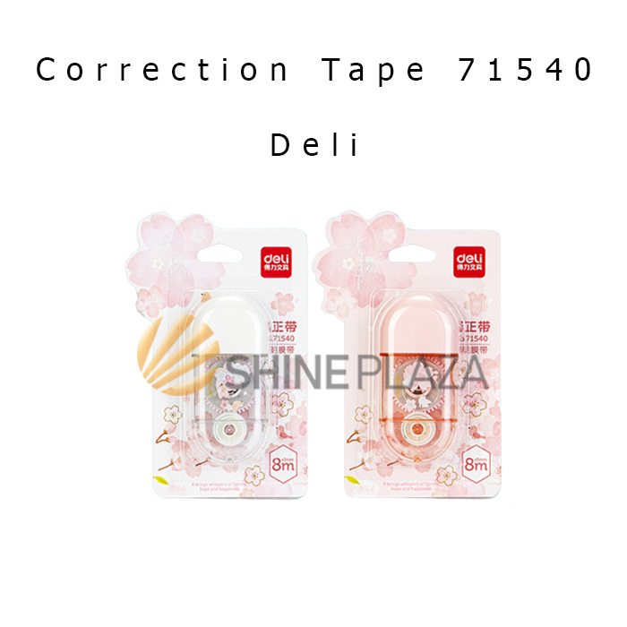 

Correction Tape Tip X Motif Sakura - Tip Ex Kertas Roll Deli 71540