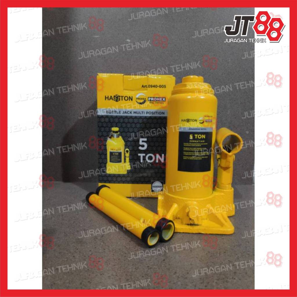 Hasston - Dongkrak botol 5ton /bottle jack multi berkualitas