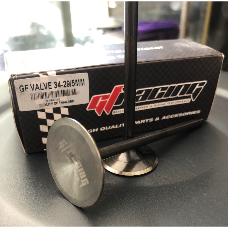 klep 34 29 batang 5mm GF racing/ Valve klep 34 29 batang 5mm