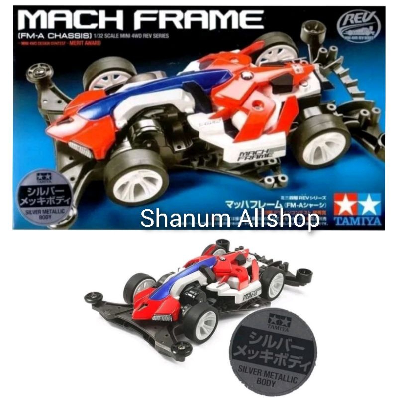 TAMIYA 95164 MACH FRAME SILVER METALLIC BODY [FMA-CHASIS]