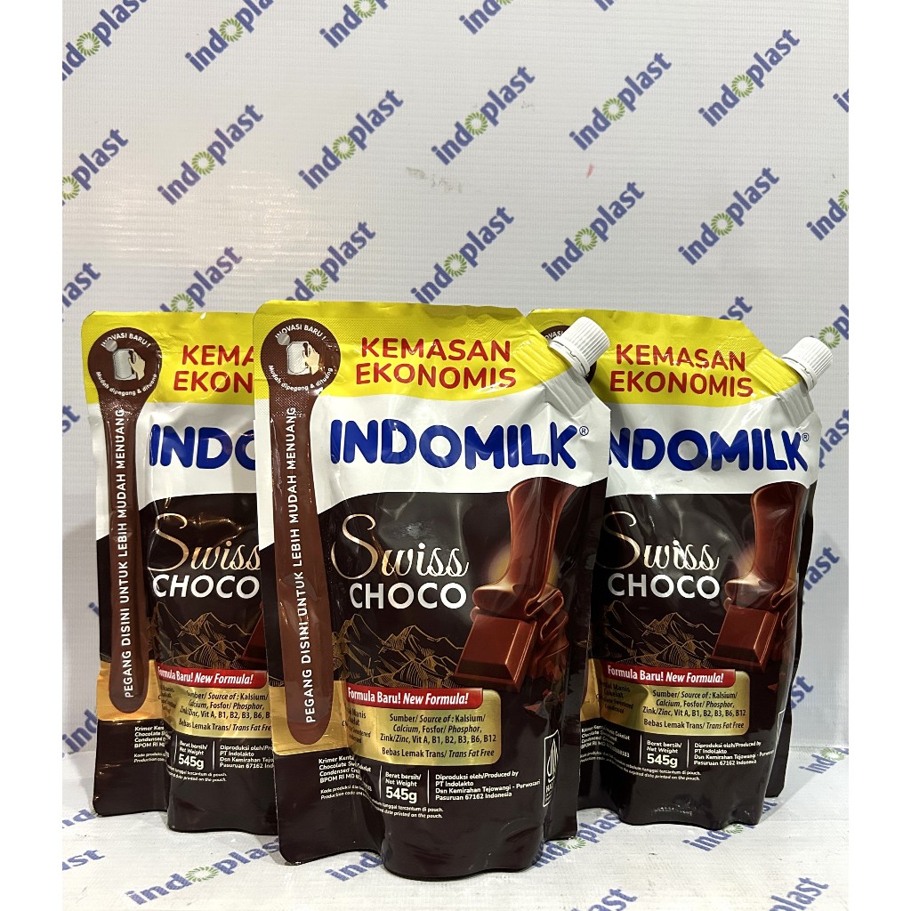 

susu indomilk pouch coklat 545m