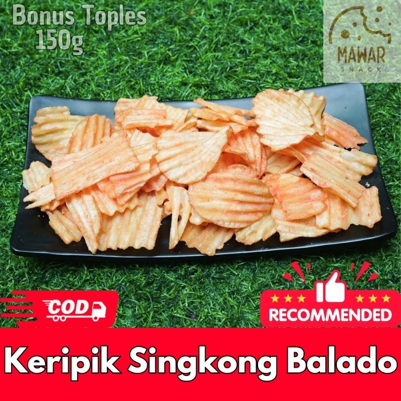 

Keripik Singkong Balado Keripik Renyah 150 Gram