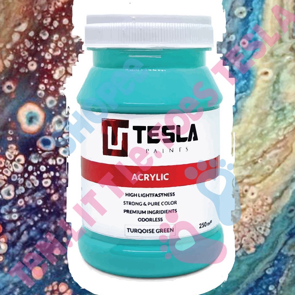 

Tesla Paints 25ml 54 Warna Ready Acrylic Paints Cat Akrilik Tesla Paint cat acrylic